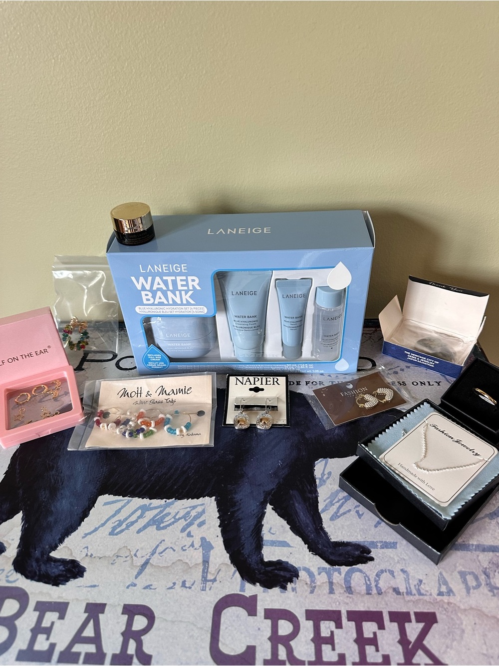 LANEIGE Water Bank Hydration Set - Light Blue WITH all seen